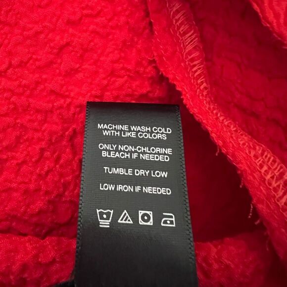 Ali Miles tunic plus size 2x red sleeveless asymmetrical hem - Picture 6 of 6